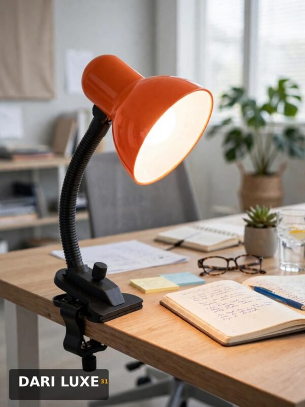Lampe de bureau à pince