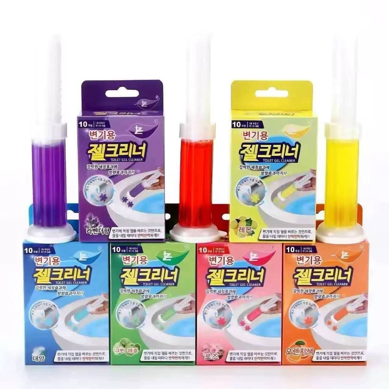 Gel nettoyant WC en seringue